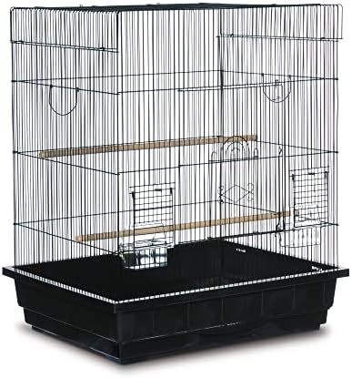 Prevue Pet Products Square Top Parakeet Cage, White