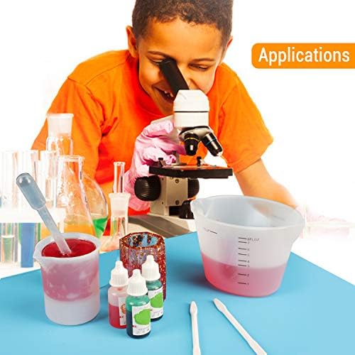 Gartful 500ml & 250ml Large Silicone Measuring Cups, Resin Mixing Cups for Epoxy, Jewelry Casting Molds, Acrylic Paint Pouring, Cup Making
