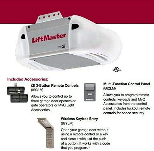 LiftMaster 8365W (Replaced 3265) Premium Series 1/2 HP Chain Drive W/O Rail Assembly