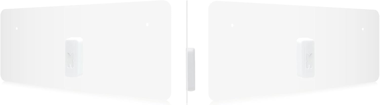 Monarch 40 White Indoor HDTV Flat Paper Thin Antenna - True 40 Mile Range, Multidirectional Reception