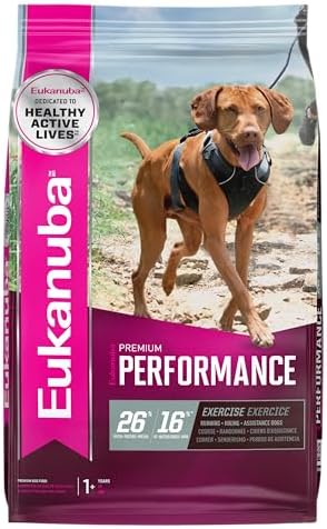 Eukanuba Adult Premium Performance 26/16 Exercise Dry Dog Food, 28 lb Bag
