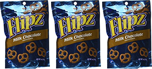 Flipz Milk Chocolate Covered Pretzels, 5 oz, 3 pk
