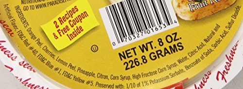 Paradise Fruit Cake Mix, Extra Fancy, 8 Ounce (Pack of 1)