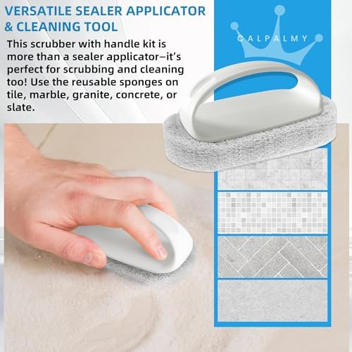 Professional Microfiber Sealer Applicator Pad – The Perfect Tool to Apply Sealer to All Natural Stone and Tile Like Marble, Granite
