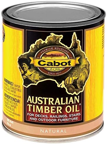 Cabot 3400 Australian Timber Oil Penetrating Formula, Natural, 1 Quart