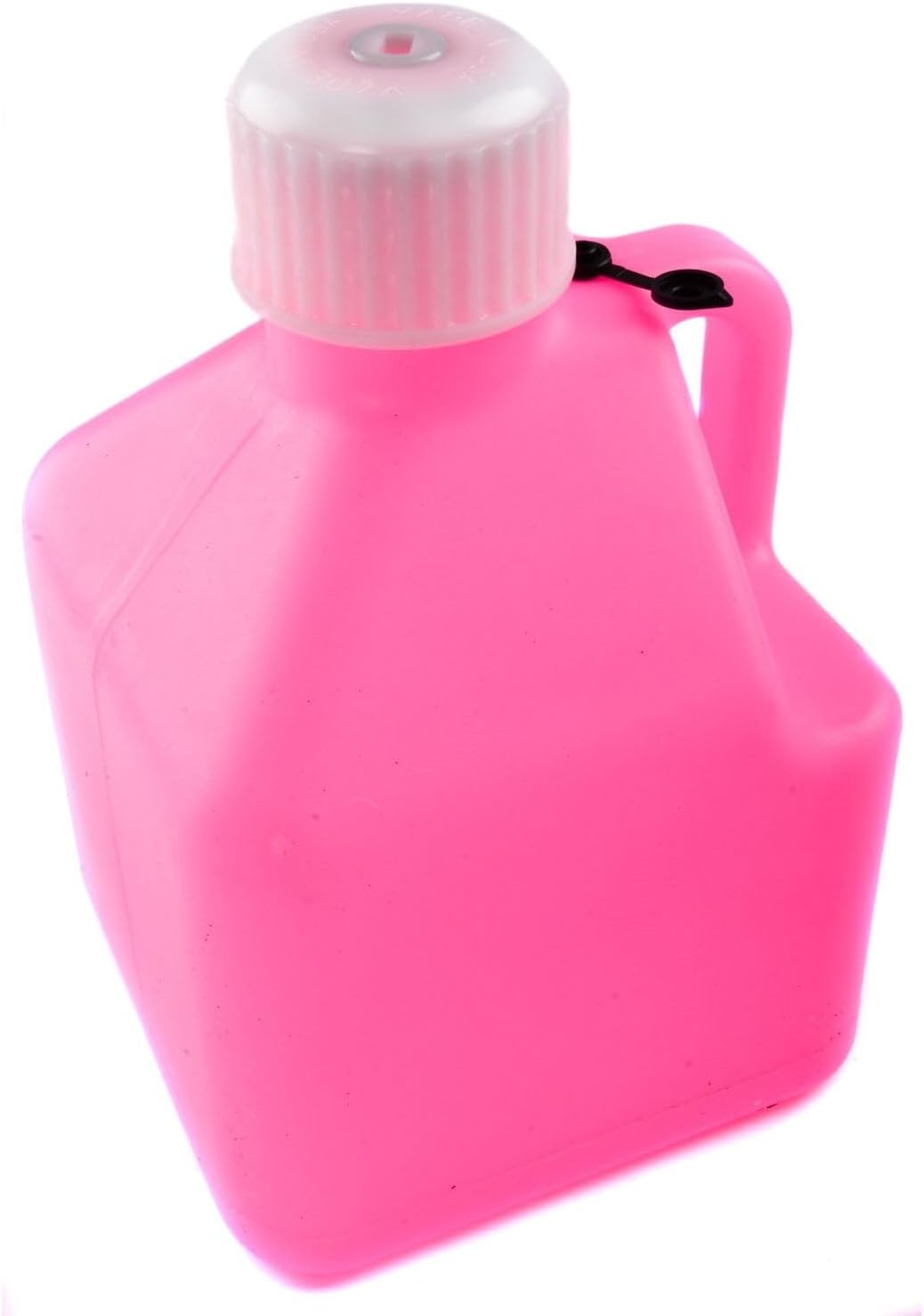JEGS 80264 Square 2.5 Gallon Jug Pink | Square 2.5 Gallon Jug Pink for automotive tools garage applications; plastic construction