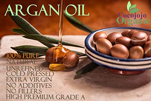 Dr Joe Lab Argan Nut Oil Deodorized 128 oz Pure Moroccan Unrefined Unscented Cold Pressed Extra Virgin 1 Gallon - for Hair Skin Body Nail