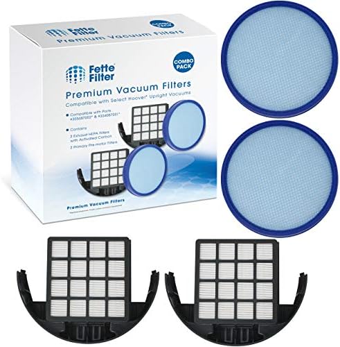 Fette Filter - Filter Sets Compatible with Hoover Windtunnel Models UH72630PC, UH72635, UH72600W, UH72630, UH72615, UH72600, UH70831