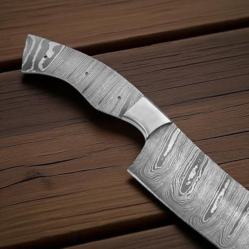 Poshland BBC-664 Custom Handmade Damascus Steel 8 Inches Chef blank Blade, kitchen blank blade