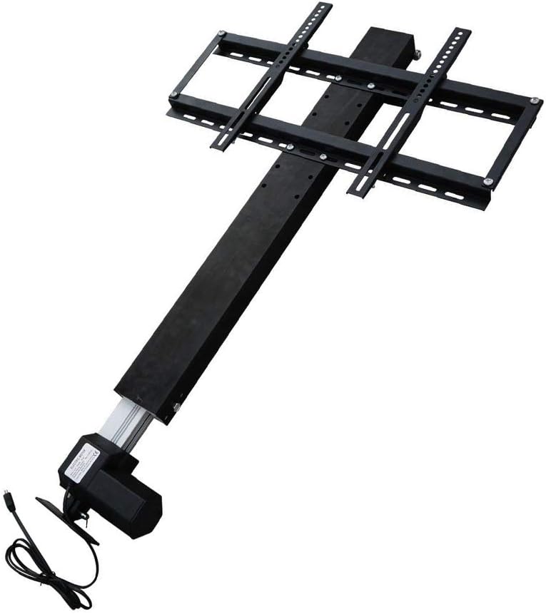 Motorized TV Lift & Mount - Fits 26" to 57" TVs, Remote Control, Adjustable Height, 27.6" Stroke