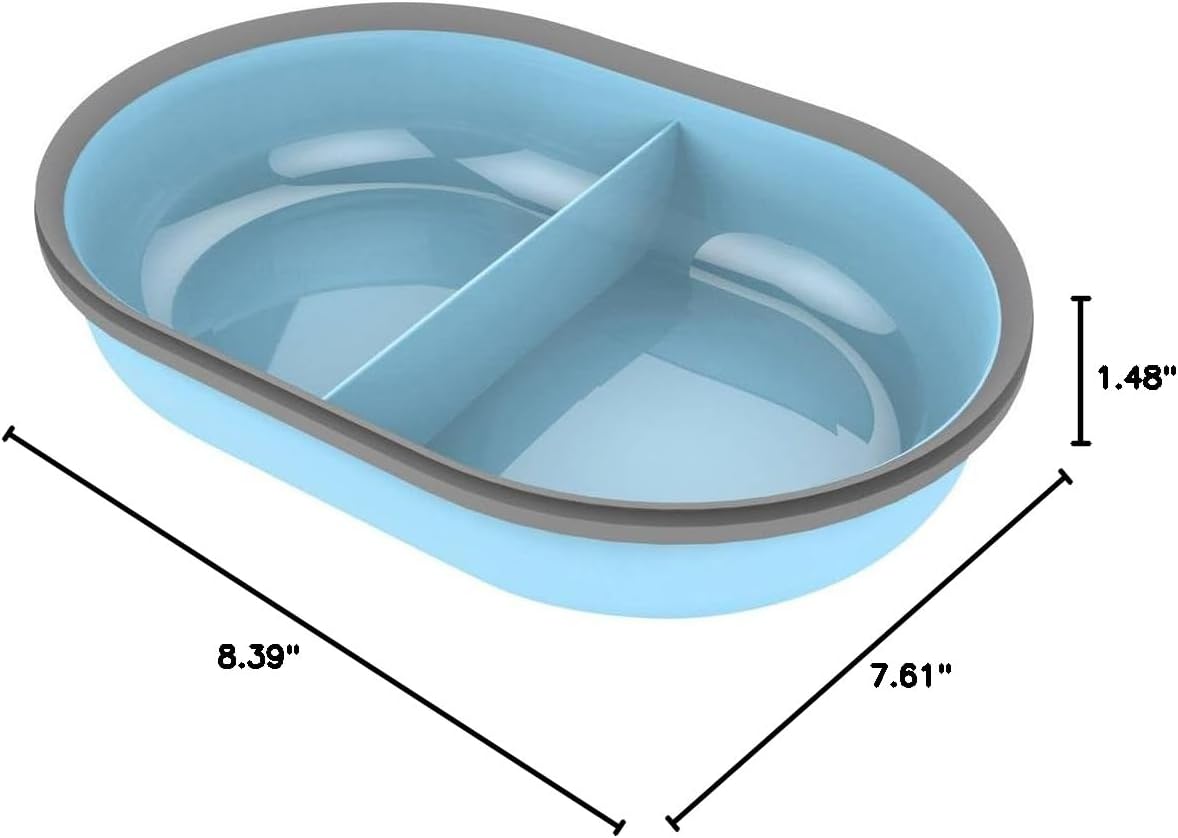 SureFeed Split Bowl Blue