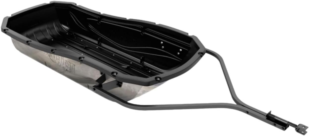 Pelican Trek Sport 68 - Utility Sled Comes with Set of Runners, Tow Hitch and Travel Cover - Carry Up to 500 lb - Granite/Black