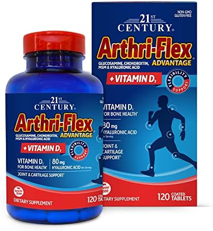 21st Century Arthri-Flex Advantage + D3 Joint Support Tablets, 120 Count