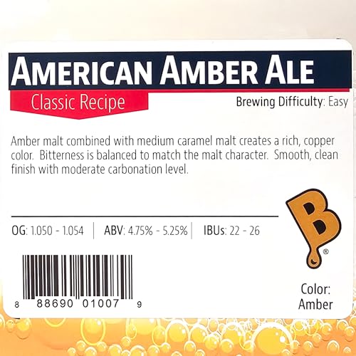 American Amber Homebrew Beer Ingredient Kit