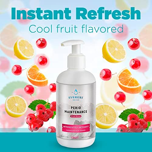 Perio Maintenance Alcohol Free Mouthwash – Concentrated Mouthwash for Bad Breath, Plaque, Sensitive Teeth