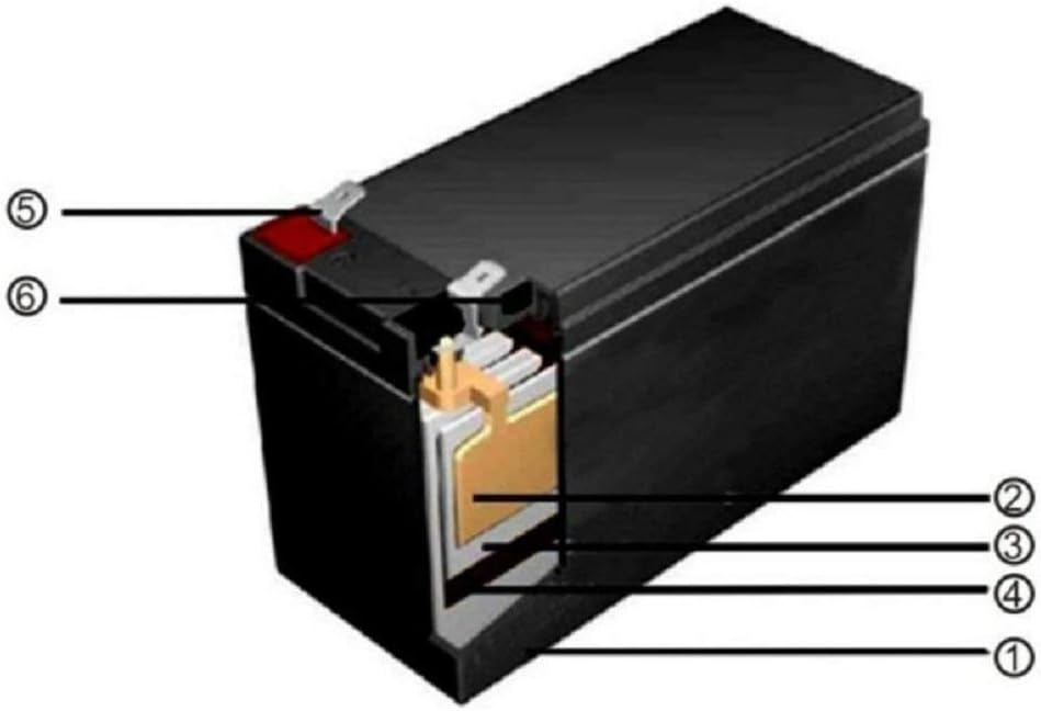 Compatible with Razor MX350 Dirt Rocket, Razor RSF350 All version W15120040003 (2) 12V7ah