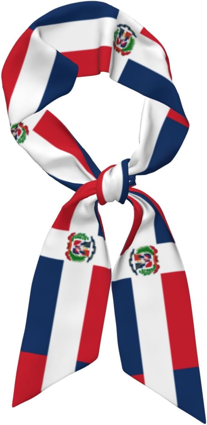Country Flag Scarf For Women, Multi‑purpose Ribbon, Fashion Neck Hair Handbag Accessory, Versatile Bandana Headband