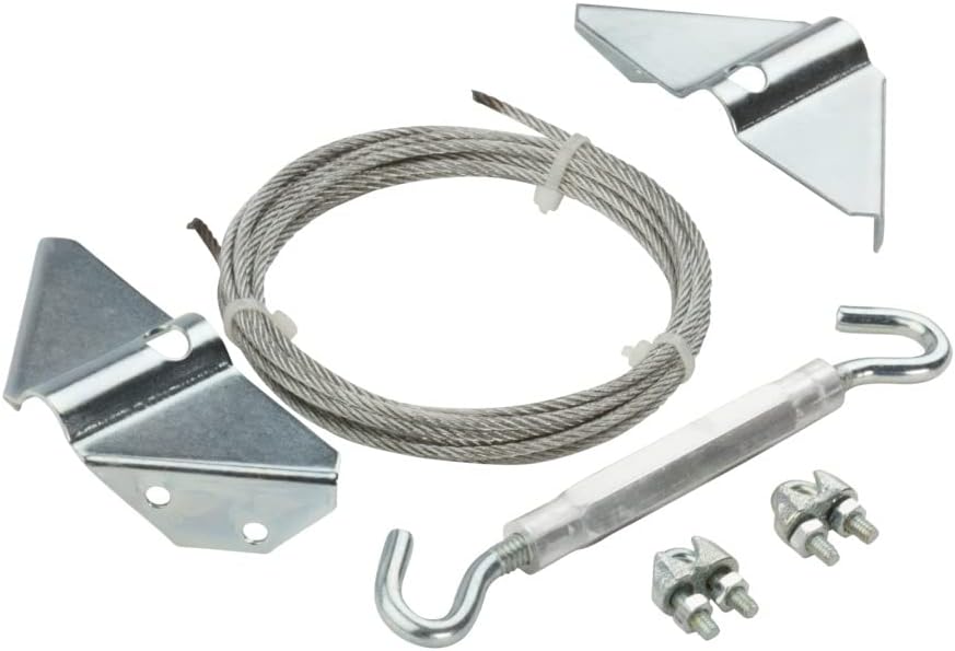 National Hardware Anti-Sag Gate Kit, Heavy-Gauge Steel, Zinc Plated | Corrects and Prevents Gate Sag Up to 7.5 ft Diagonal, Cable, Turnbuckle