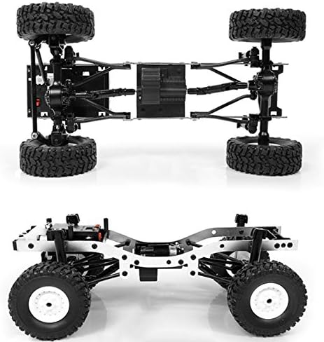 RC Rock Crawler WPL C24 RTR 1/16 Pickup Trucks Blue with LED Lights 2.4Ghz 4x4 Off-Road RC Semi Trucks All Terrain Car