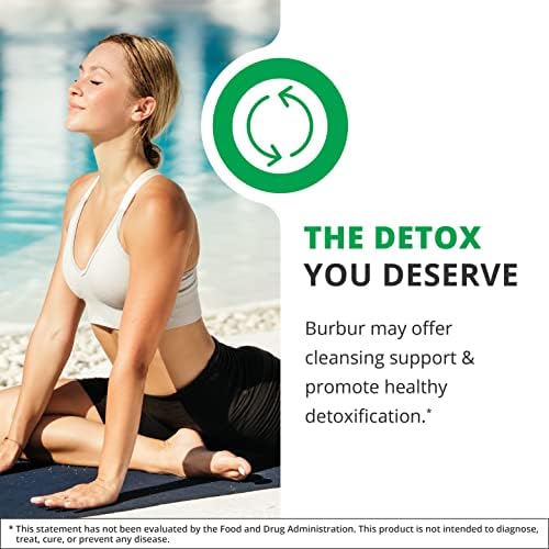 NutraMedix Burbur Supplement - Supports Full Body Detox Cleanse for Women & Men - Promote Antioxidant & Microbial Support - Herbal Tincture Made