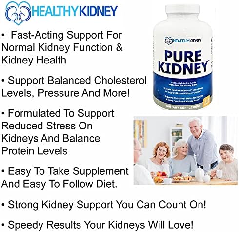 Pure Kidney Health Supplement and Renal Diet Cookbook for Rejuvenation
