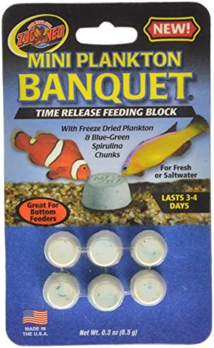 Zoo Med Laboratories AZMBB6 Plankton Banquet Block Feeder Giant, 2 Count