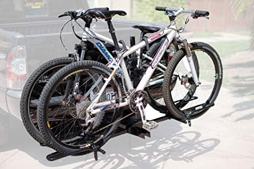 MaxxHaul Platform Bike Rack for 2 Bikes - Hitch Mounted Tray Carrier for SUV, Van