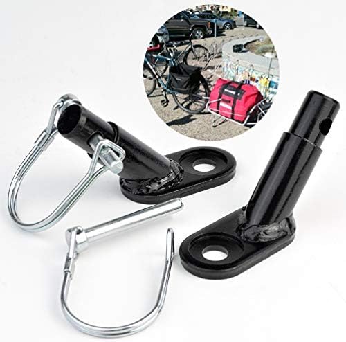 2 Packs Bike Trailer Coupler, Fengek Bike Trailer Hitch Instep Attachment for Instep, Black