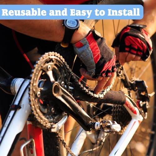 8 Pairs Bicycle Missing Link for 6, 7, 8, 9, 10 Speed Chain Master Link for Bicycle Chain Reusable Bike Parts, Silver
