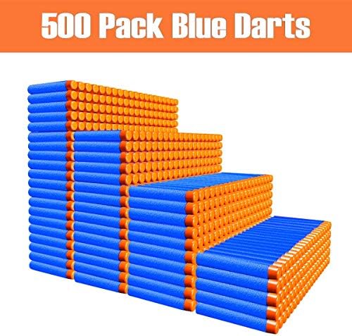 Compatible with Nerf Darts Bullets - 1000 PCS Darts Refill Pack Compatible with Nerf N-Strike Elite Series Guns Party Supplies