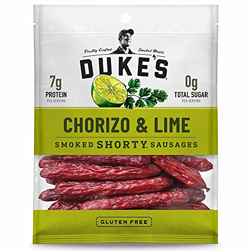 Duke's Pork Chorizo & Lime Smoked Shorty Sausages, 5 oz.