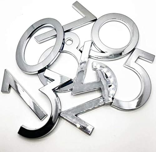 20 Pack Mailbox Numbers 0-9, 2.76 Inch High, Door Address Numbers Stickers for Apartment, House, Room, Office, Cars, Trucks