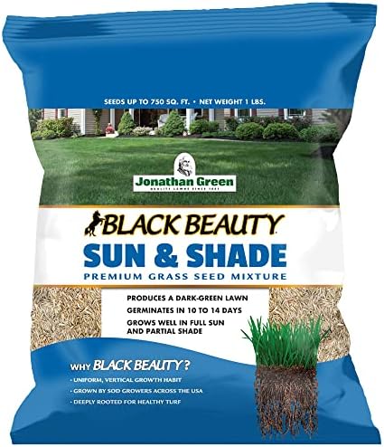 Jonathan Green (12005) Black Beauty Sun & Shade Grass Seed - Cool Season Lawn Seed (7 lb)