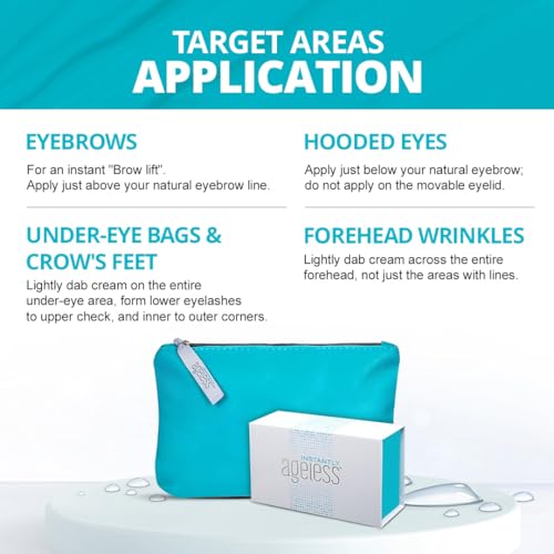 Instantly Ageless Facelift in a Box 25 Vials + Free Makeup Bag