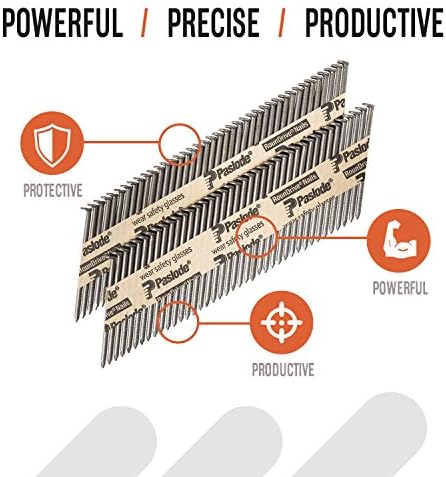 Paslode, Framing Nails, 650603, 30 Degree RounDrive Brite, 2 3/8 inch x.113 Gauge, Ring, 2,000 per Box