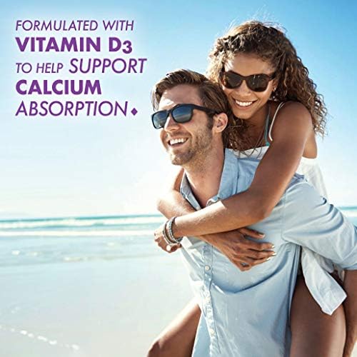 Bluebonnet Calcium Citrate with Vitamin D3 - Daily Bone Health & Strength Plus Immune Support* 1000mg Calcium Supplement for Women & Men - Non-GMO