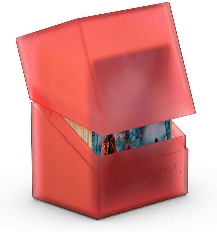 Ultimate Guard Boulder 100+ Classic, Deck Case for 100 Double-Sleeved TCG Cards, Emerald, Secure & Durable Storage for Trading Card Games, Soft-Touch Finish