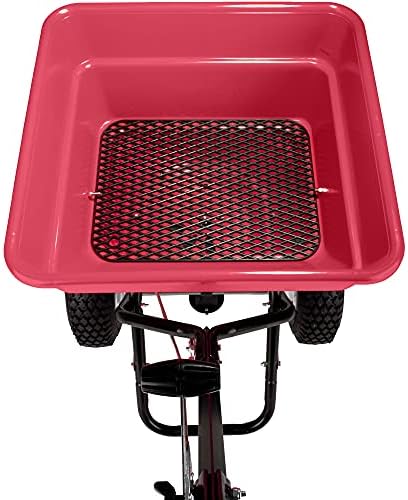 EarthWay 2170 Commercial 100 LB Broadcast Fertilizer Spreader. Red