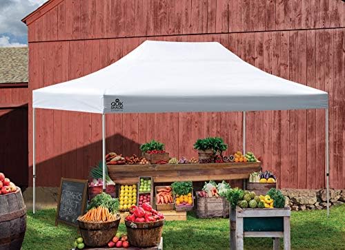 Quik Shade Commercial 10 x 10 ft. Straight Leg Canopy, White
