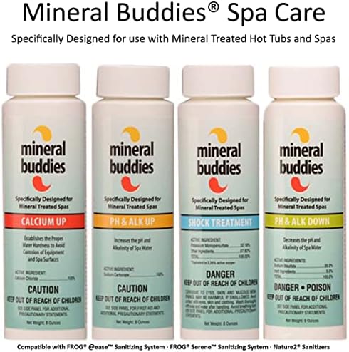 Mineral Buddies® Hot Tub pH and Alkalinity Spa Up 8oz – 6 Pack - for Hot Tubs and Spas - pH and Alkalinity Increaser – 3lbs