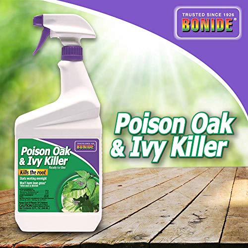 Bonide Poison Oak & Ivy Killer, 32 oz Ready-to-Use Spray | For Home Gardening, Fast-Acting Formula, Kills the Roots