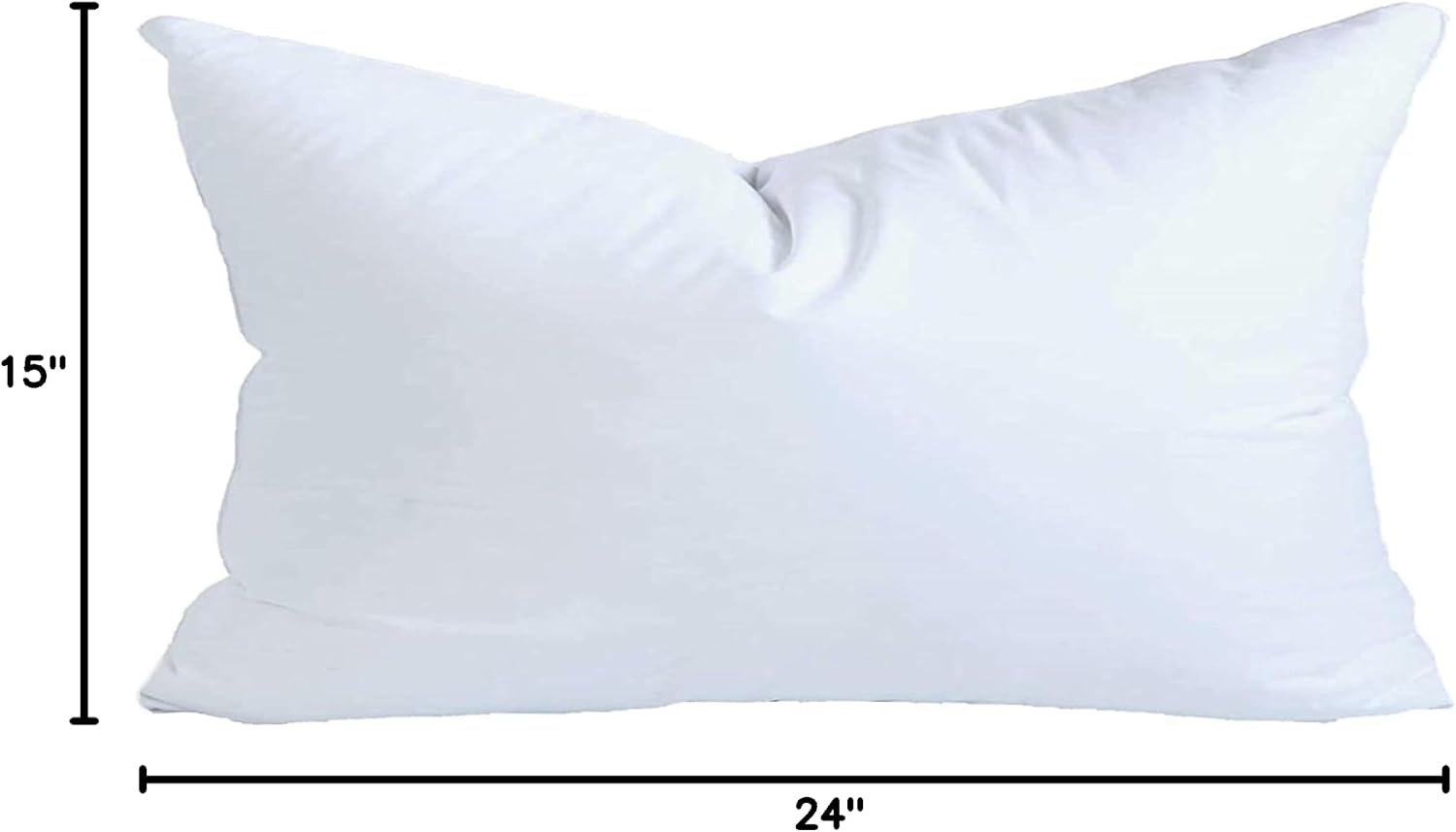 MoonRest® 26x26 Inch Synthetic Down Alternative Square Pillow Insert Form Stuffer for Sofa Shams, Decorative Throw Pillow