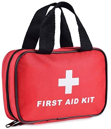 SlimK Small First Aid Kit for Car Travel & Outdoor Emergency Like Minor Cuts, Scratch