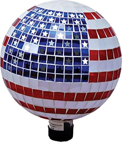 BCI Mosaic Glass Square Tile Gazing Globe