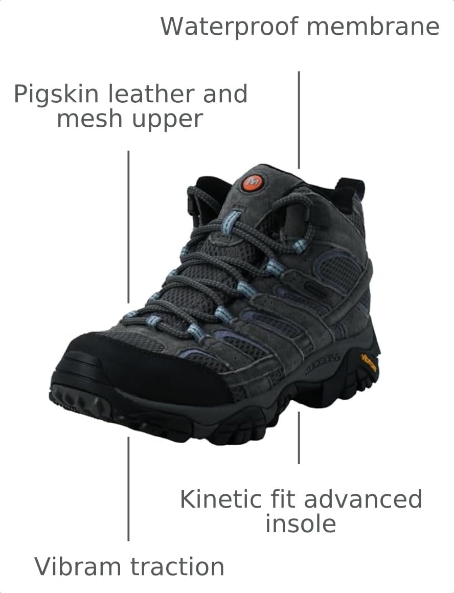 Merrell Women's Moab 2 Mid Waterproof Hiking Boot