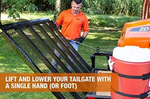 Buyers Products 5201000 EZ Gate Tailgate Assist, Reduce Physical Strain With Trailer Tailgates, Mounting Hardware Included, Handles gates up to 180lbs