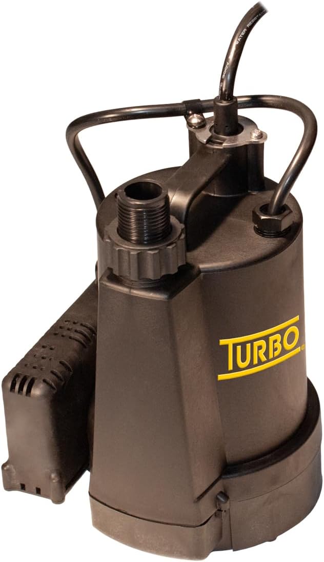Turbo 1/4HP Submersible Utility Pump with Electronic Switch