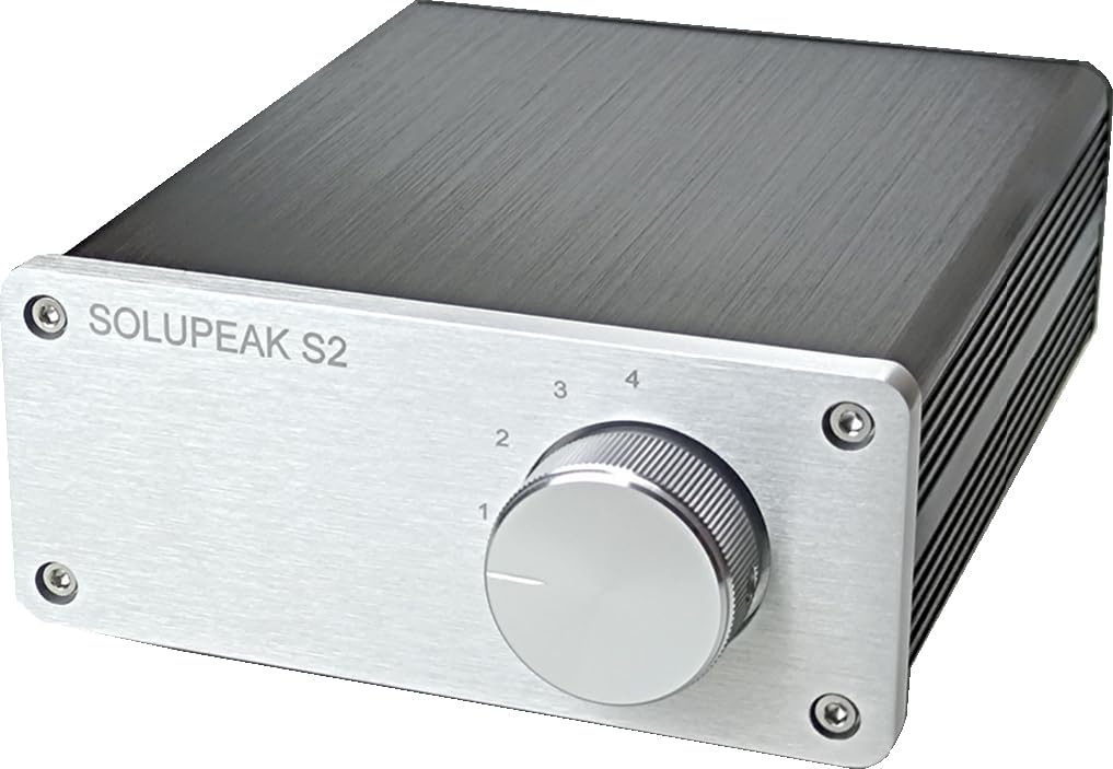 U31 3 Way RCA Audio Switcher, Stereo Audio Switch Selector Box