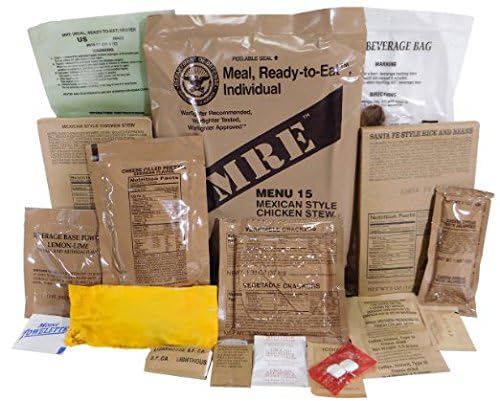 Genuine Military MRE Meal - BBQ Shredded Beef - Insp. September 2017+ | Genuine US Military MRE, BBQ Shredded Beef entree