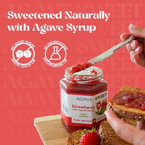 Agave Sweet Mango Fruit Spread with Agave Syrup No Sugar Fruit Spread 10 oz